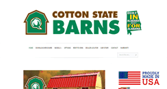 Desktop Screenshot of cottonstatebarns.com