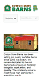 Mobile Screenshot of cottonstatebarns.com